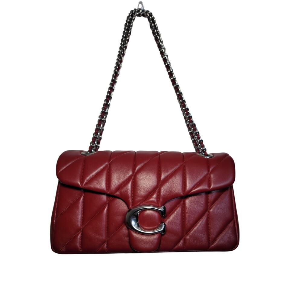 Coach Tabby 26 With Pillow Quilting Deep Red. New Without Tags NWOT